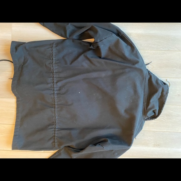 Black canvas pull over jacket from American apparel - Picture 3 of 6